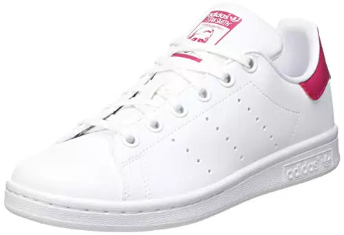 adidas Stan Smith J, Ftwr White/Ftwr White/Bold Pink 22