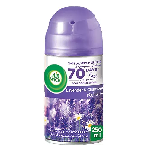 Air Wick Freshmatic Ricarica Spray Automatico, 1 Ricarica di Profumatore per Ambienti alla Fragranza di Lavanda in Fiore