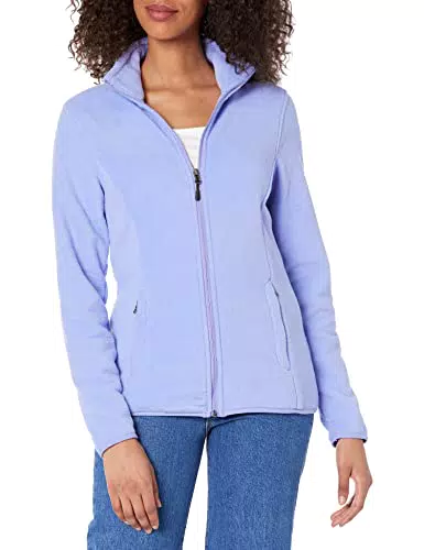 Amazon Essentials Giacca Invernale in Pile Morbida a Maniche Lunghe con Zip a Tutta Lunghezza e vestibilità Classica Donna
