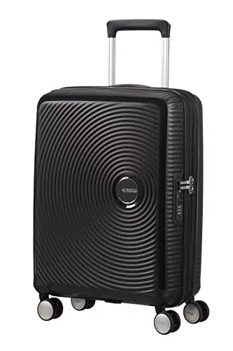American Tourister Soundbox - Spinner Espandibile Bagaglio A Mano, S (55 cm - 41 Litri)
