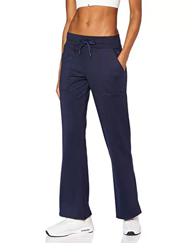 AURIQUE Pantaloni Yoga Donna, Blu, 46abel:L