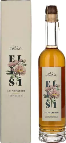 Berta Grappa Elisi 43% Vol. 0,5l in Giftbox