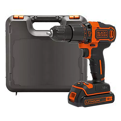 Black+Decker Bdchd18K-Qw Trapano Avvitatore Batteria A Percussione
