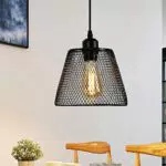 Bojim Lampadario a Sospensione, E27 Lampadario Industriale Vintageampada a Sospensione Nera per Sala da Pranzo
