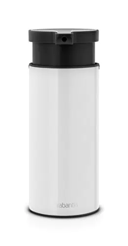 Brabantia Dosatore Sapone, Inox, Bianco, Taglia Unica