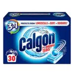 Calgon Powerball Tabs Anticalcare Lavatrice 3 in 1, 1 Confezione da 30 Pastiglie di Anticalcare per Lavatrci