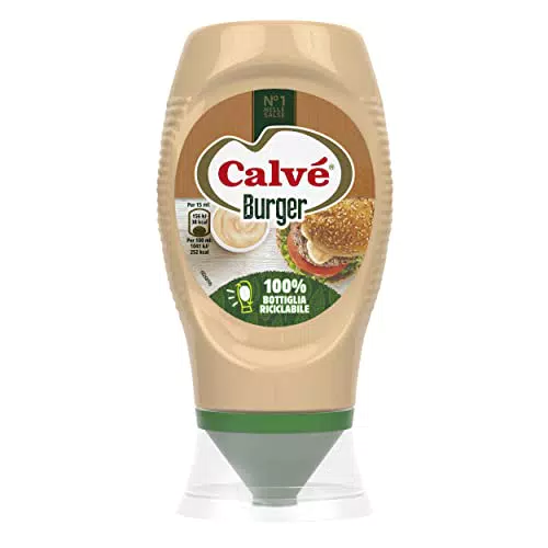 Calvé Salsa Burger, Formato 250 ml, Salsa Extragusto con Maionese