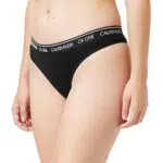Calvin Klein Thong Lanyard, Black, Donna