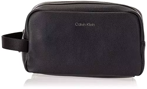 Calvin Klein Warmth WASHBAG, Altro SLG Uomo, CK Black