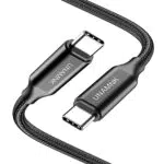 Cavo USB C a USB C 60W 2M, Cavo Type C to Type C, USB C USB C PD Ricarica Rapida