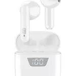 cellularline, Seek - Universale, Cuffiette Auricolari Bluetooth 5.0 HiFi Stereo con Custodia di Ricarica - Autonomia Totale di 15 Ore - Ricarica 2 Ore - Portata 10 Mt - Universale - Bianco