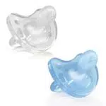 Chicco PhysioForma Ciuccio in Silicone 0-6 Mesi, 2 Pezziet di Gommotti Morbidi e Delicatiupportano la Respirazione Fisiologica e Favoriscono il Corretto Sviluppo della Bocca