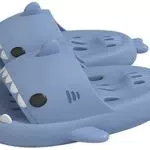 Ciabatte Squalo Estive Donna Uomo Pantofole da Bagno Comode Ciabatta da Doccia Antiscivolo Sandali da Spiaggia e Piscina a Punta Aperta Shark Slides Slippers