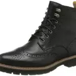 Clarks Batcombe Lordtivali da Motociclista Uomo, Nero