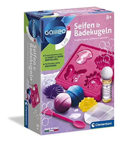 Clementoni 149.893, 3 cm Galileo saponi e Palline da Bagno Experiment Set