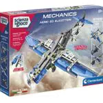 Clementoni- Laboratorio di Meccanica-Aerei ed Elicotteri Gioco di Construzioni