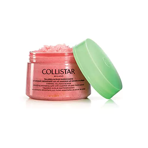 Collistar Talasso Scrub Rassodante, scrub corpo con sale rosso dell'hawaii ed estratto di ciliegia per un'azione purificante