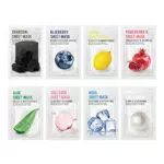 EUNYUL Purity Maschera in fogli Pack 8 tipi x 22ml Cura della pelle coreana Ingredienti naturali idratanti per tutti i tipi di pelle