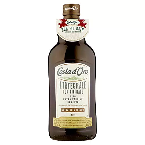 Costa d'Oro l'Integrale Olio Extra Vergine di Oliva Non Filtrato Naturale