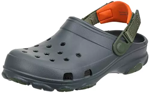 Crocs Classic all Terrain Clog, Zoccoli Unisex-Adultolate Grey/Multi