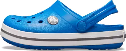Crocs Crocband Clog T, Zoccoli Unisex-Bambini, Bright Cobalt/Charcoal