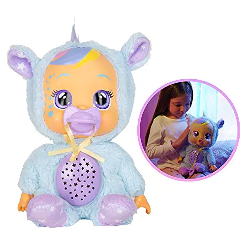CRY BABIES Goodnight Starry Sky Jenna - Bambola per la Nanna e la Buonanotte con Lacrime Luminose LED
