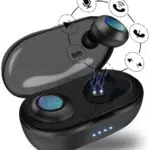 Cuffie Bluetooth 5.1, Bassi Profondi con Driver da 10 mmicrofoni Integrati Cuffie In-Ear