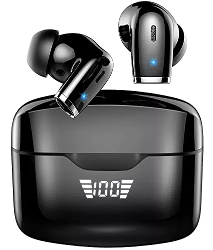 Cuffie Bluetooth, Auricolari Bluetooth 5.2 con 2 HD Microfono