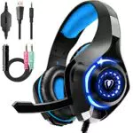 Tatybo Cuffie Gaming PS4 PS5 PC Xbox One, Cuffia con Microfono Stereo Bass Deep