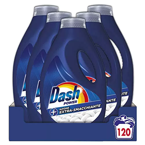 Dash Power Detersivo Lavatrice Liquido, 120 Lavaggi