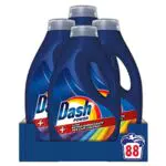 Dash Power Detersivo Liquido Lavatrice, 88 Lavaggi, Azione Extra-Igienizzante Per Capi Colorati