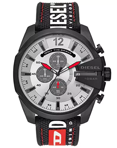 Diesel Orologio da uomo Mega Chief, movimento cronografo
