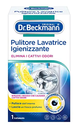 Dr. Beckmann Pulitore Lavatrice Igienizzate, Prodotto cura lavatrice con carboni attivi