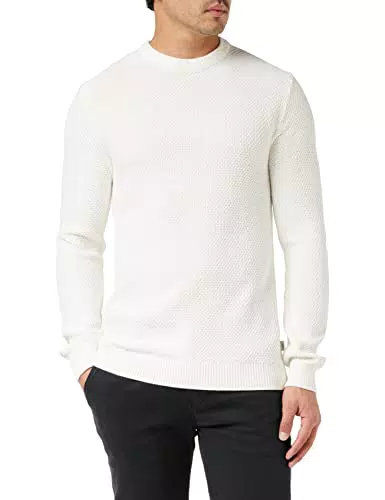 edc by ESPRIT 990CC2I301 Pullover, Bianco