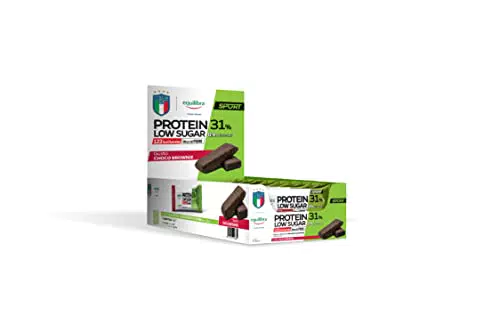Equilibra Integratori Alimentari, Barretta Protein 31%ow Sugar Choco Brownie