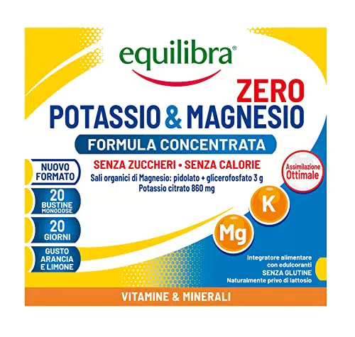 Equilibra Integratori Alimentari, Potassio e Magnesio Zero