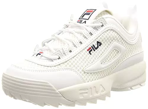 Fila Disruptor Mesh Wmncarpe da Ginnastica Donna, Bianco