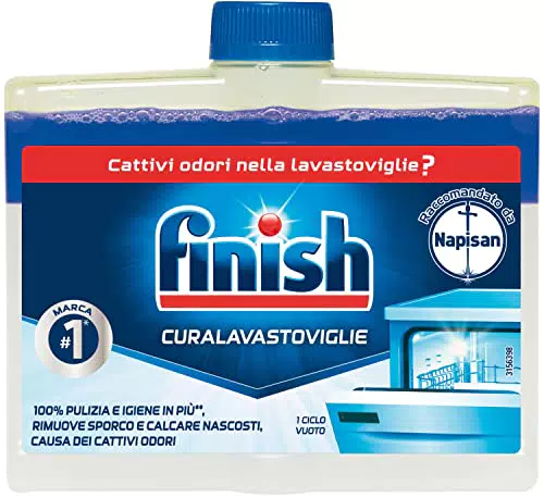 Finish Curalavastoviglie Raccomandato da Napisan, 1 Prodotto da 250 ml di Cura Lavastoviglie