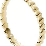 FOSSIL Anello da donna modello All Stacked Up in acciaio inossidabile dorato