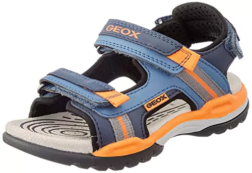 Geox J Borealis Boy Aandali Bambina, Dk Avio Orange