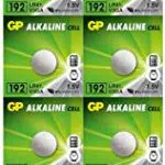 GP GPPBA192F005 - Pile a bottone 192, Confezione da 10 pezzi