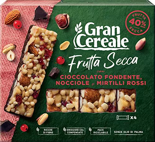 Gran Cerealenack Barrette di Frutta Secca con Cioccolato Fondente