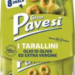 Gran Pavesi Snack Tarallini Olio di Oliva ed Extra Vergineenza Olio di Palma - Confezione da 256 g