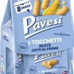 Gran Pavesi Snack Tocchettinack al Mais Cotti al Fornoenza Olio di Palma - 8 Pacchetti
