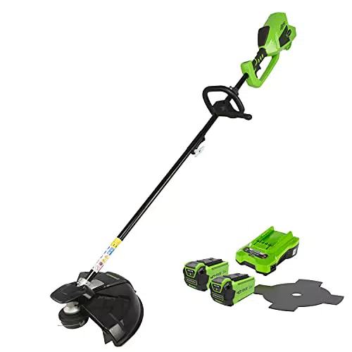 Greenworks GD40BCK2X Decespugliatore a Batteria con motore Brushless