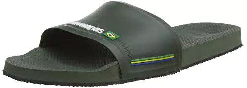 Havaianas Slide Brasillides Unisex - Adulto, Verde, 37/