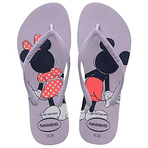 Havaianas Slim Disney, Infradito Donna, Viola, 37/