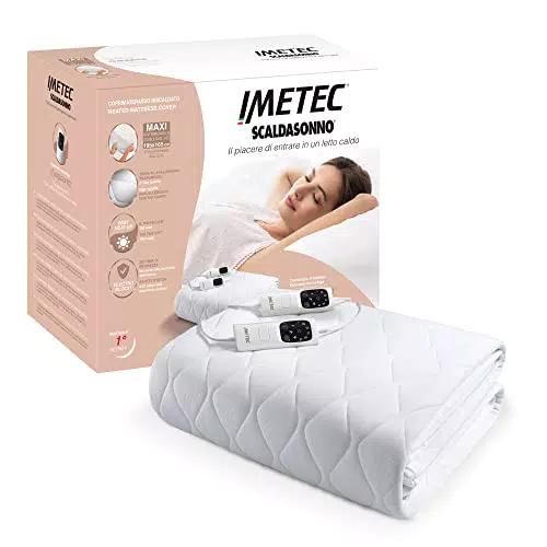 Imetec Scaldasonno Adapto Maxi Coprimaterasso Matrimoniale 195x165 cm