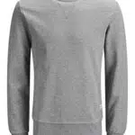 Jack & Jones Jjebasic Sweat Crew Neck Noos Felpaight Grigio