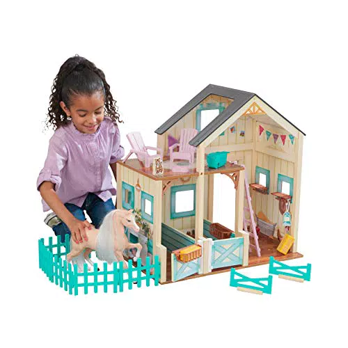 KidKraft- Sweet Meadow Scuderia Giocattolo, 63534